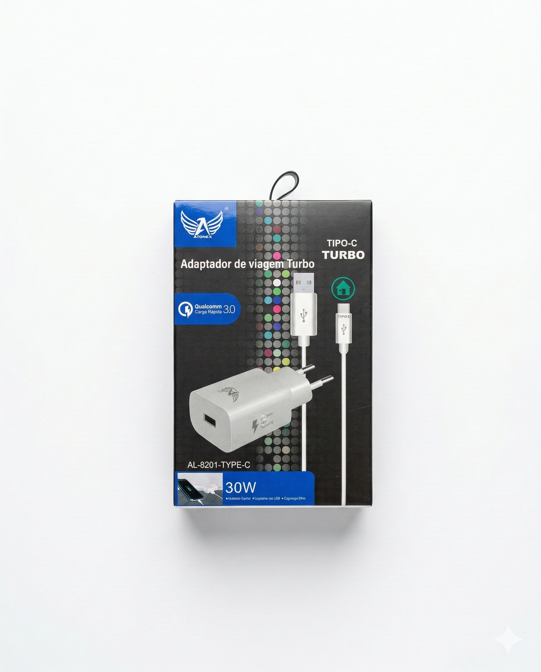 ALTOMEX – CARREGADOR – C – AL-8201-TYPE-C