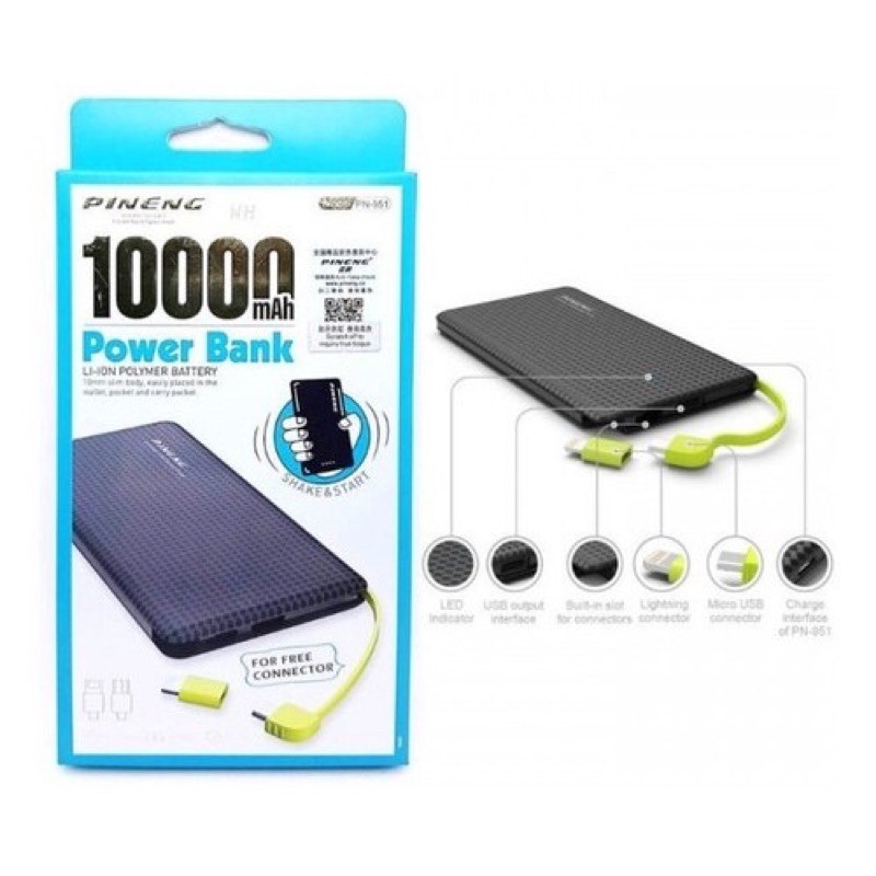 PINENG – POWER BANK – 10.000MAH