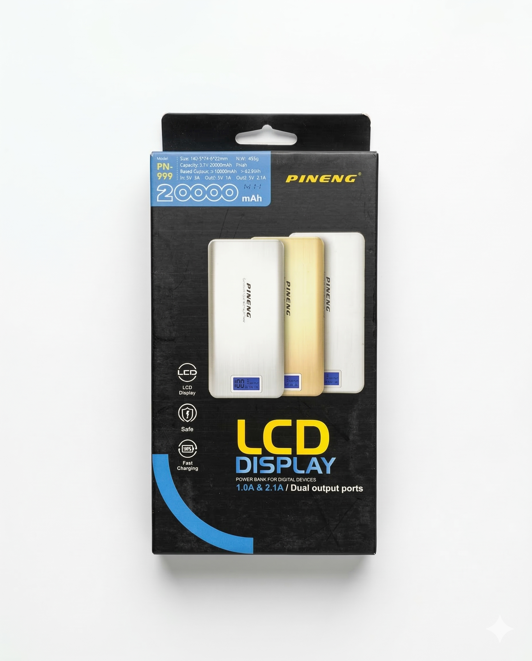 PINENG – POWER BANK – 20.000MAH