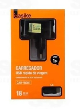 BASIKE – CARREGADOR TURBO – V8 – CAR-9001