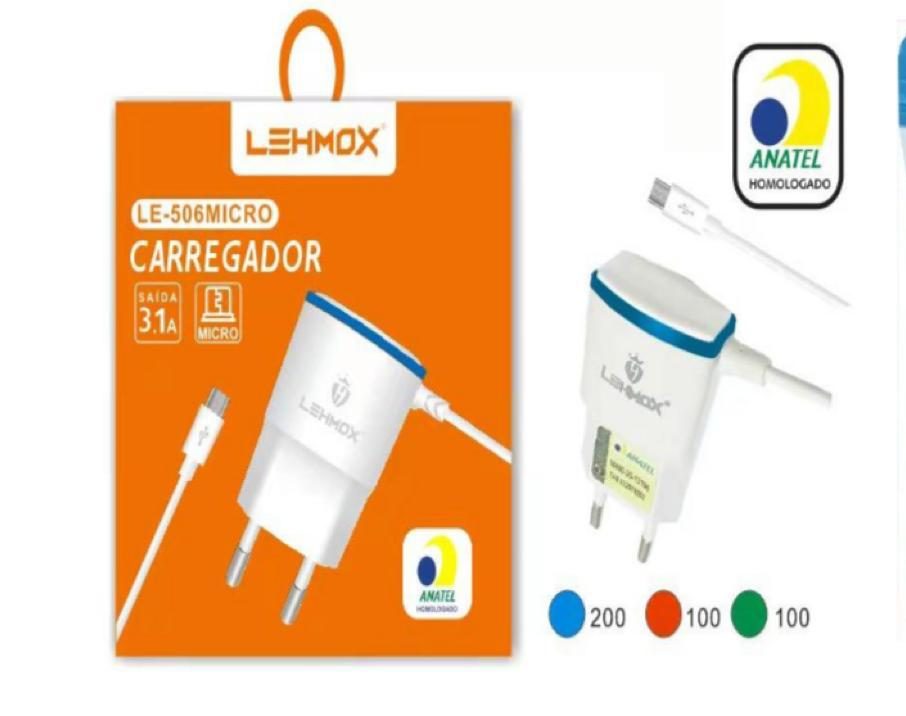 LEHMOX – CARREGADOR C – LE-506 TYPE-C