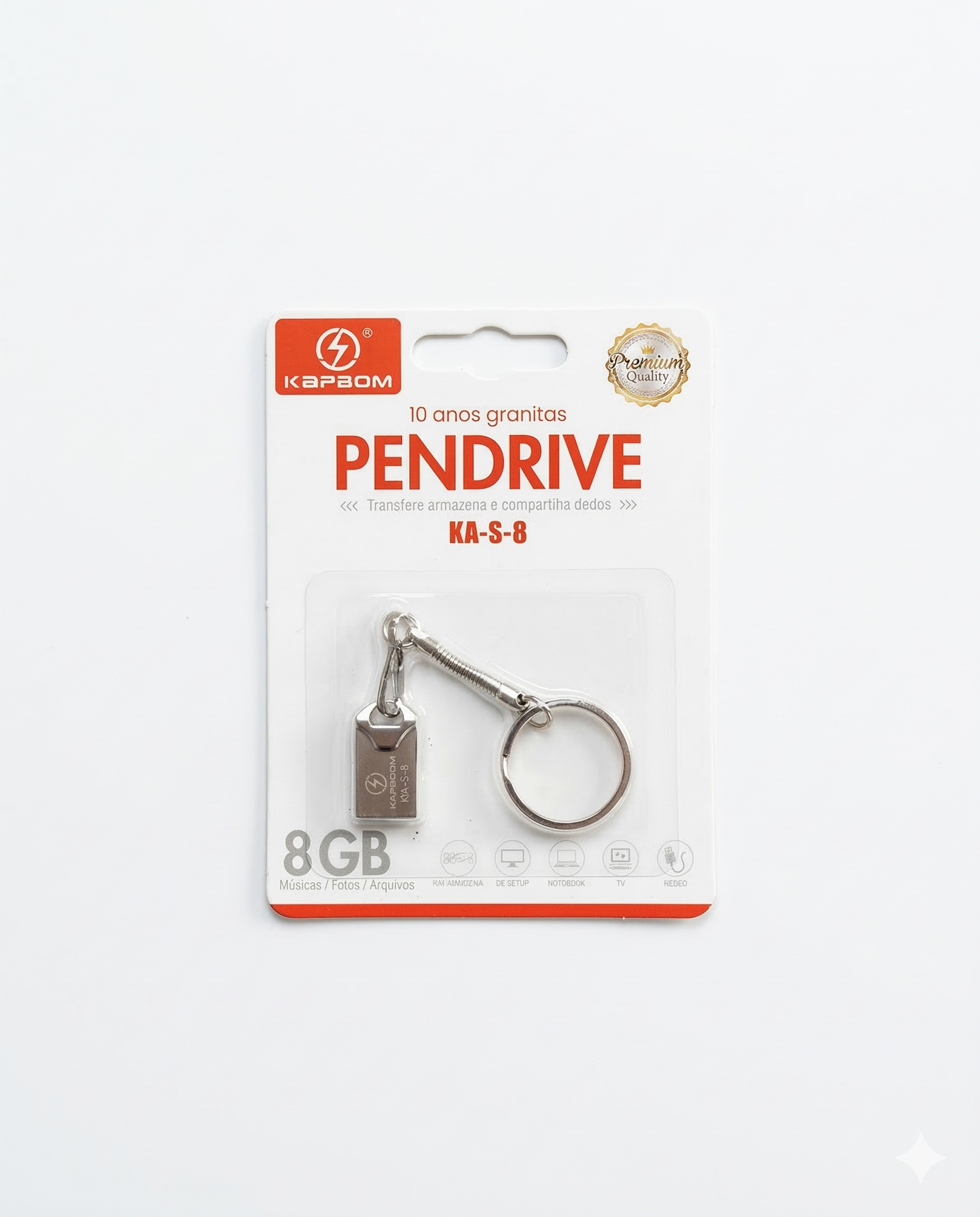 KAPBOM – PEN DRIVE CHAVEIRO MINI – KA-S-8