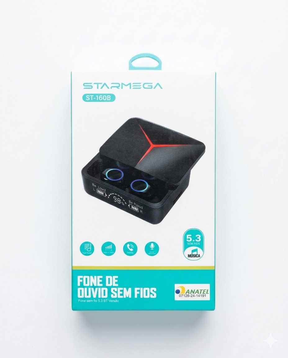 STARMEGA – FONE S/ FIO – ST-160B