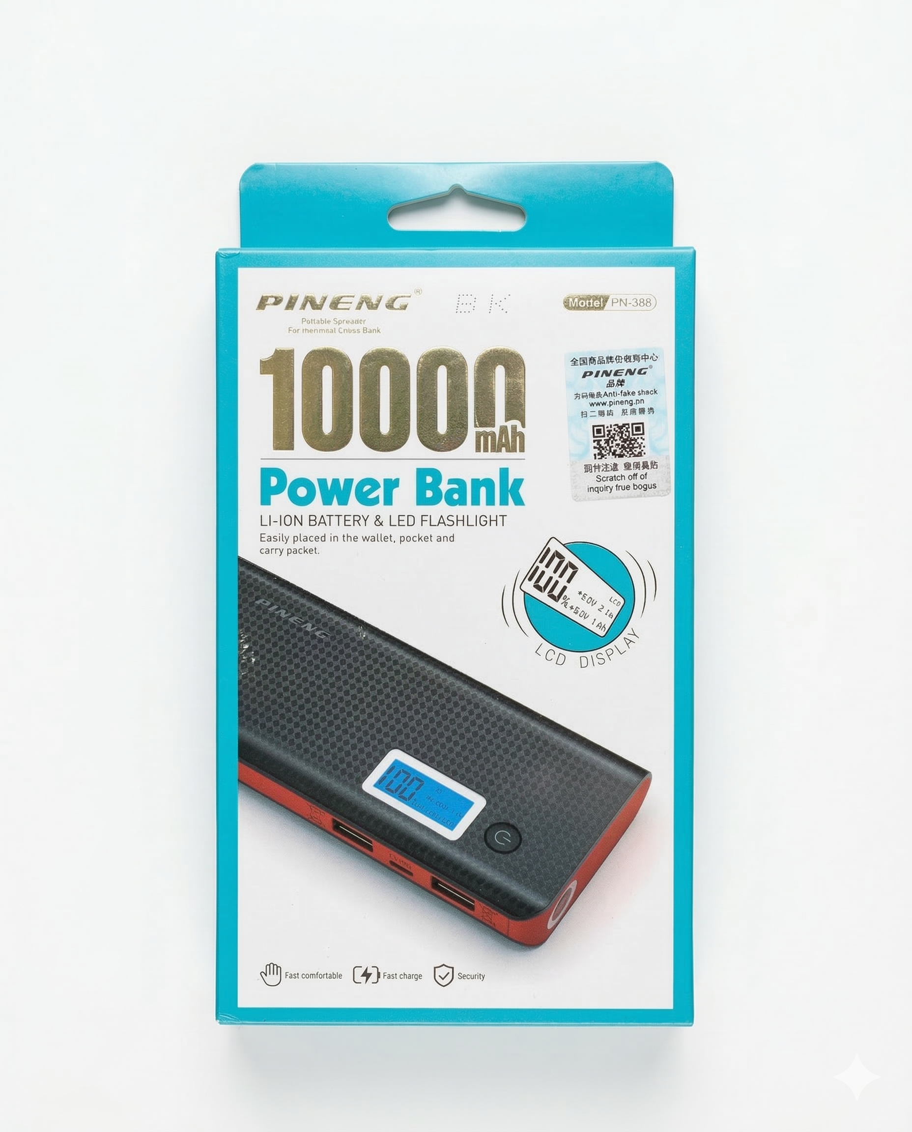 PINENG – POWER BANK  – 10.000MAH – PN-968